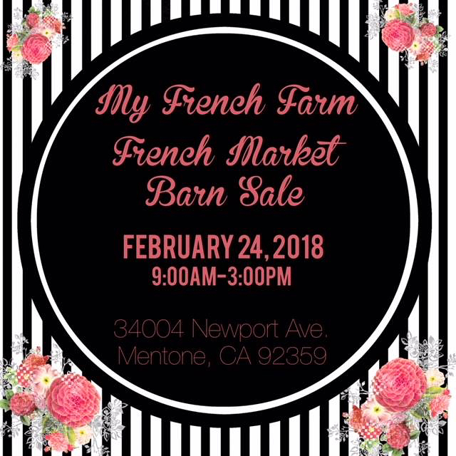See you tomorrow at the next My French Farm Barn Sale! We will be serving food, grab a friend and shop & eat!
#vcgourmet #instagood #inlandempire #easthighland #redlands #highlandca #iefoodie #inlandempireexplorer #forkreport #chefmode #ForTheChefs #chefsofinstagram #chefsoninstagram #LAchefs #lafoodies #cheflife #eaterla #latimesfood #zagat #EatMunchies #spoonfeed #foodbeast #thisisinsider #insiderfood #eatfamous #buzzfeast #visitcalifornia #mychefstable