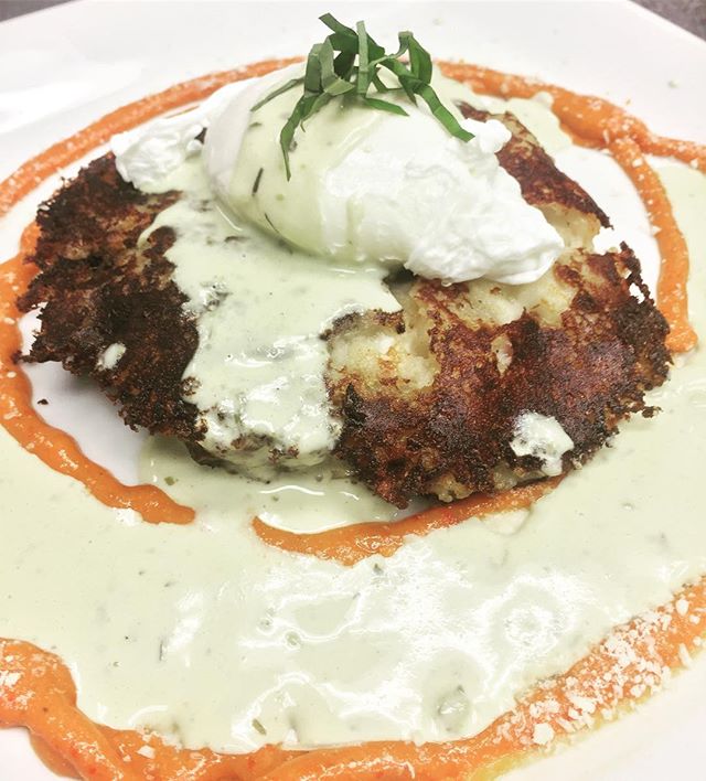 Today's special: Potato cake with poached egg bomba sauce and tarragon cream!! #vcgourmet #instagood #inlandempire #easthighland #redlands #highlandca #iefoodie #inlandempireexplorer #forkreport #chefmode #ForTheChefs #chefsofinstagram #chefsoninstagram #LAchefs #lafoodies #cheflife #eaterla #latimesfood #zagat #EatMunchies #spoonfeed #foodbeast #thisisinsider #insiderfood #eatfamous #buzzfeast #visitcalifornia #mychefstable