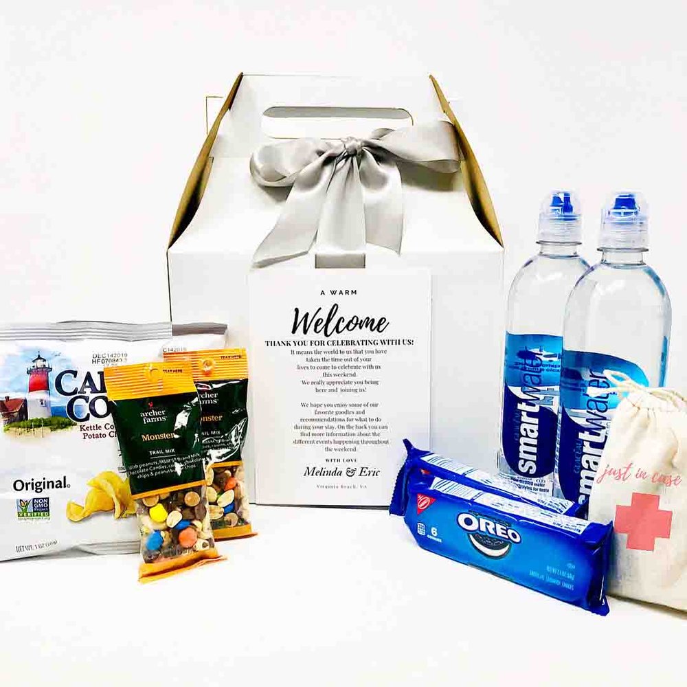Curated Wedding Welcome Bag For Family & Guest | Stay A While | MerakiGold