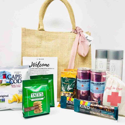 Curated Wedding Welcome Bag For Family & Guest | Stay A While | MerakiGold