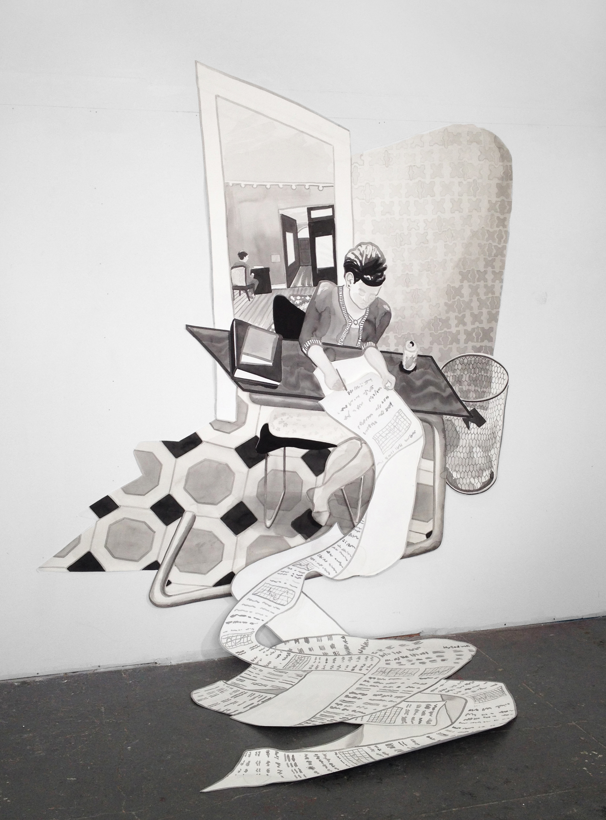 Paper Waterfall