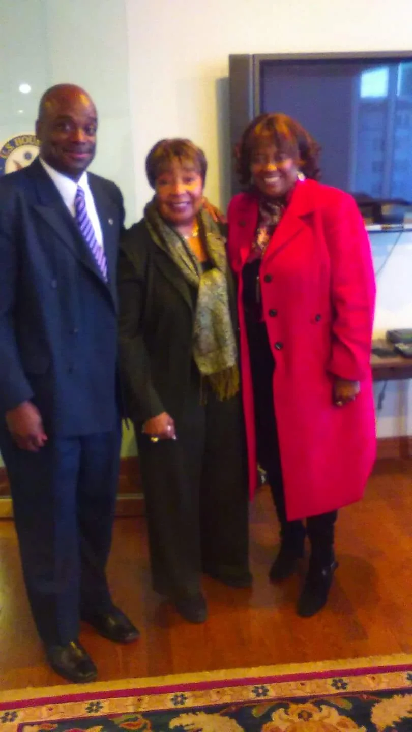 Rob Johnson, Congresswoman Eddie Bernice Johnson & VR Small