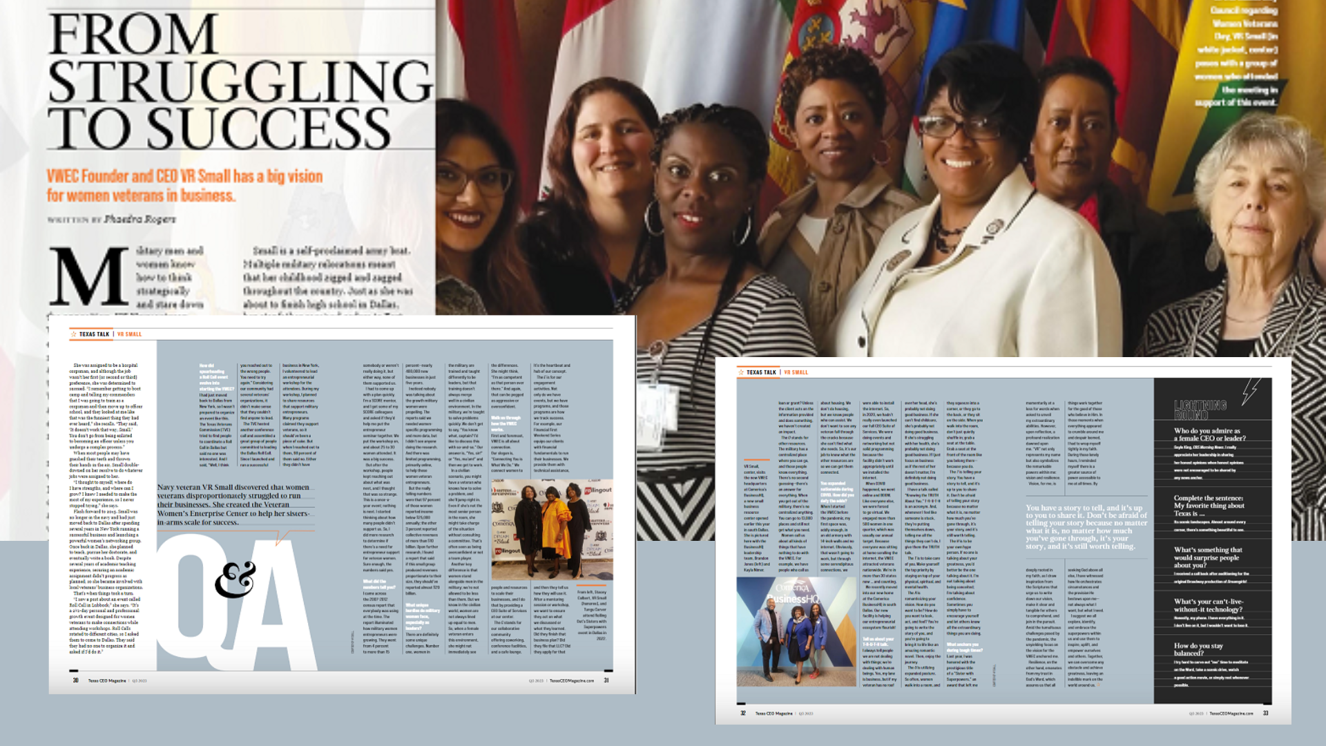 From Struggling to Success: VWEC Founder and CEO VR has a big vision for women veteran in business 