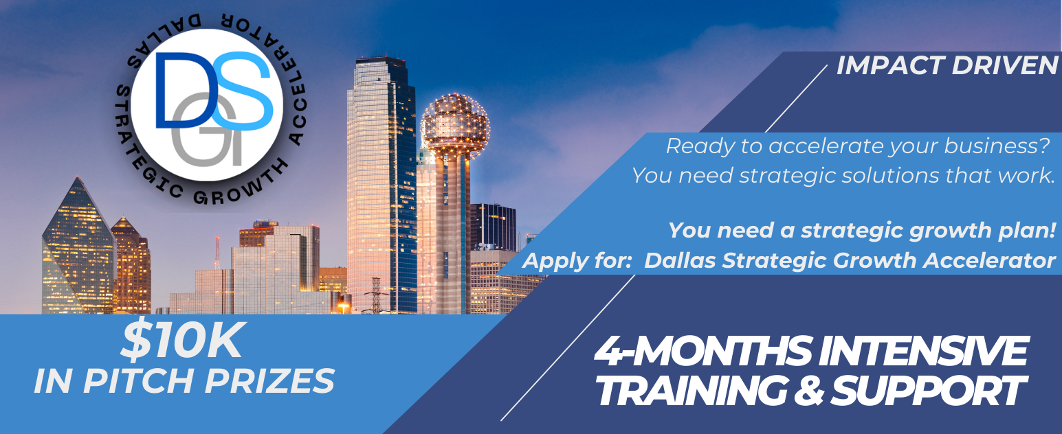 Applications Extended for Dallas Strategic Growth (DSG) Accelerator through July 2nd