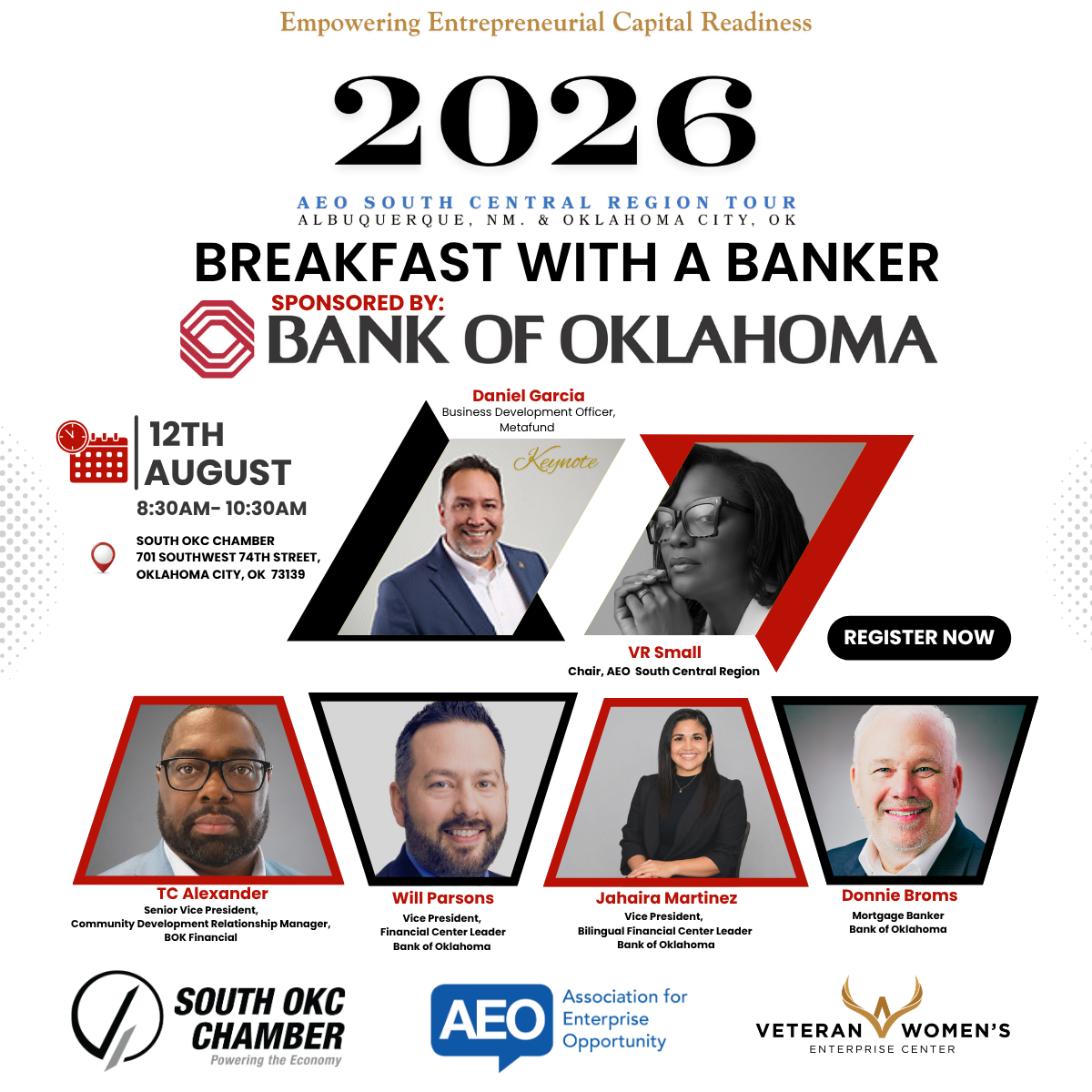 Breakfast with a Banker Oklahoma City - AEO South Central Region Tour