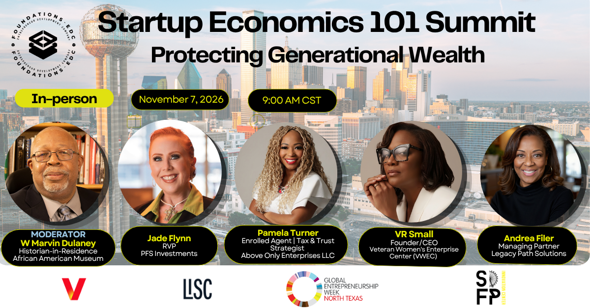 VWEC joins GEW North Texas Pre-Campaign Event: Startup Economics 101 Summit