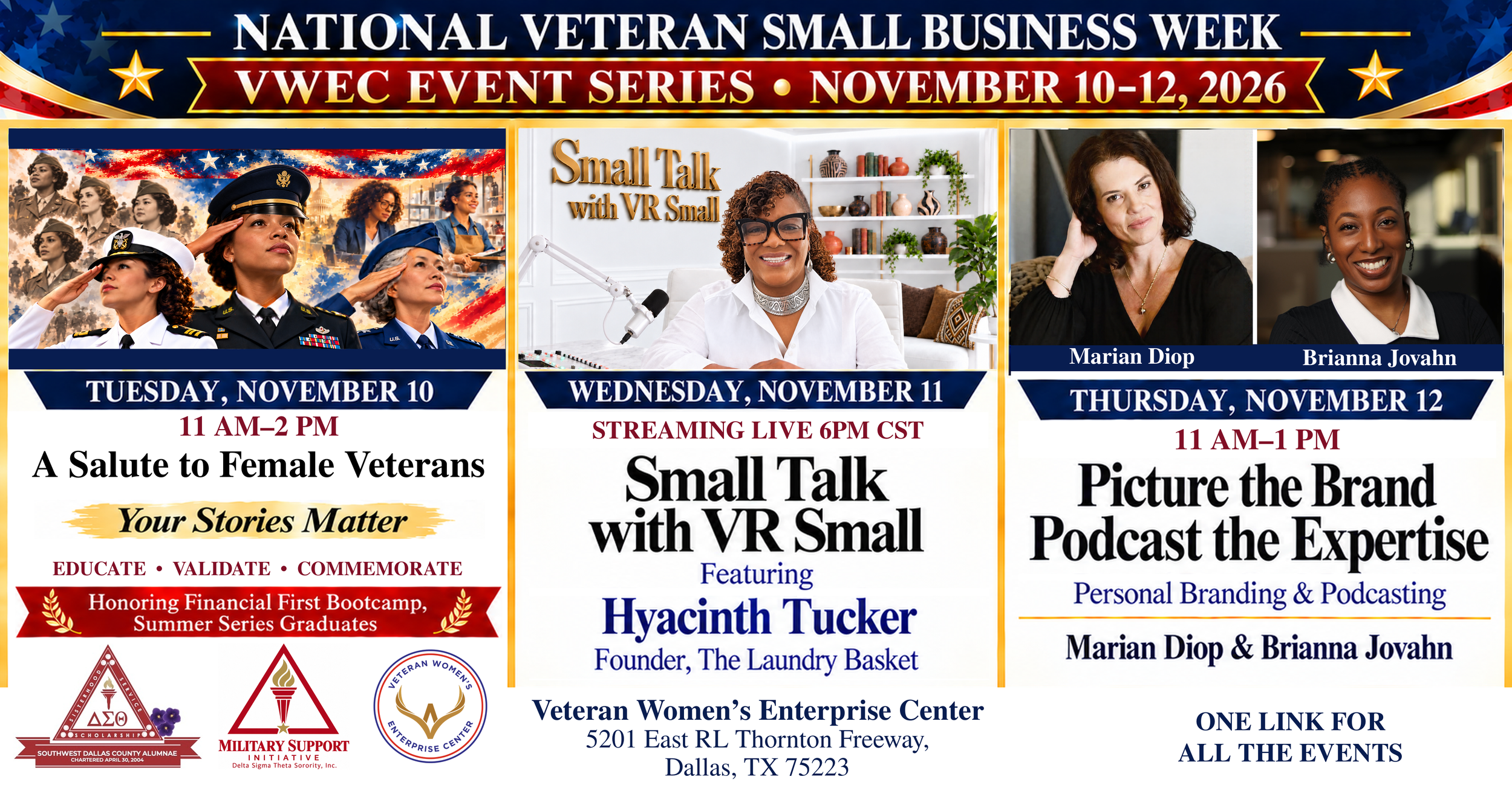 COUNTDOWN TO National Veteran Small Business Week - VWEC Event Series - 3-Weeks