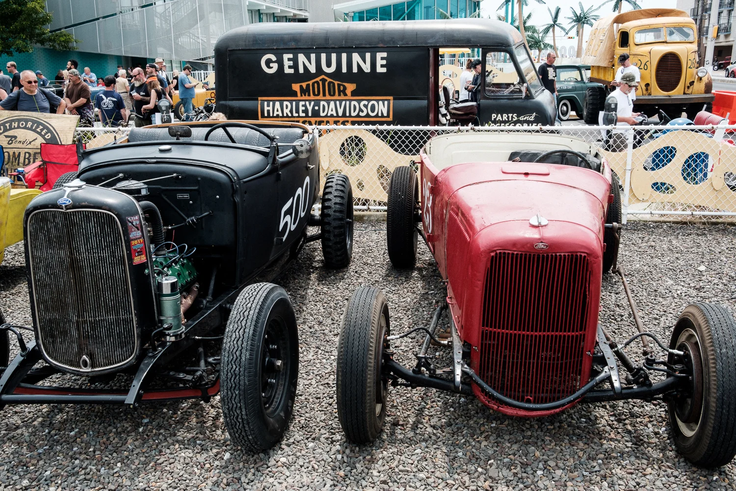 Cars ready to race at The Race of Gentlemen.