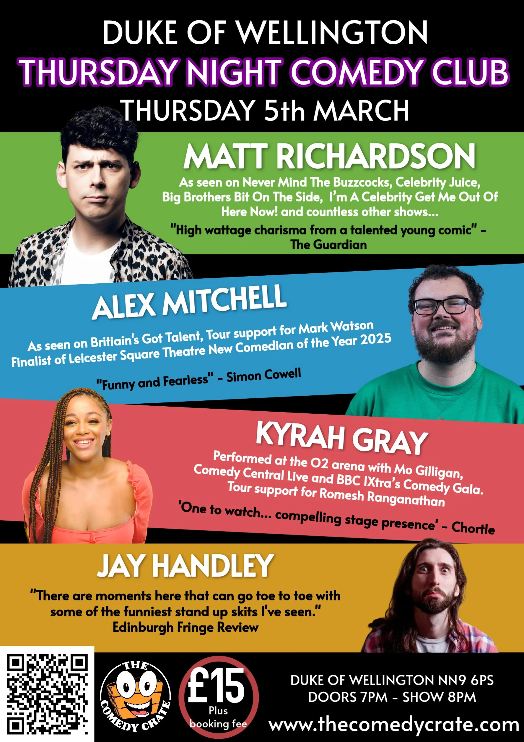 Duke of Wellington - March 5th