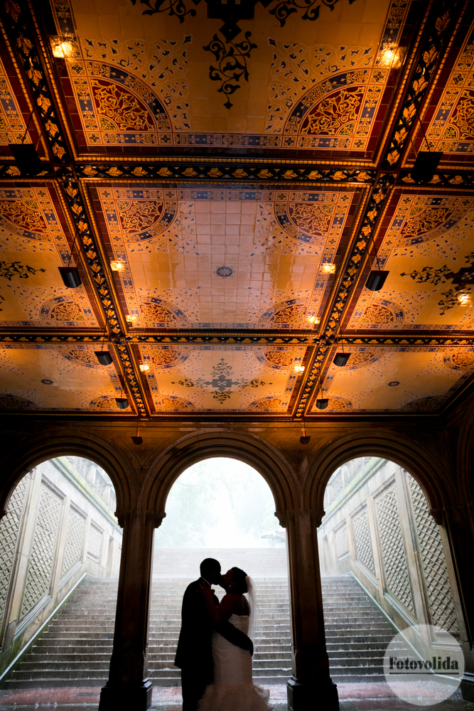 Bethesda Fountain Wedding in Central Park NYC