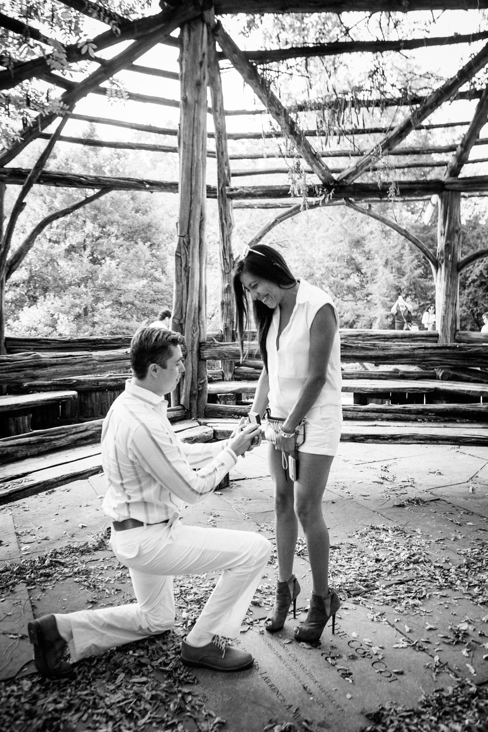 after a few minutes it was go time...Jesus popped the question...