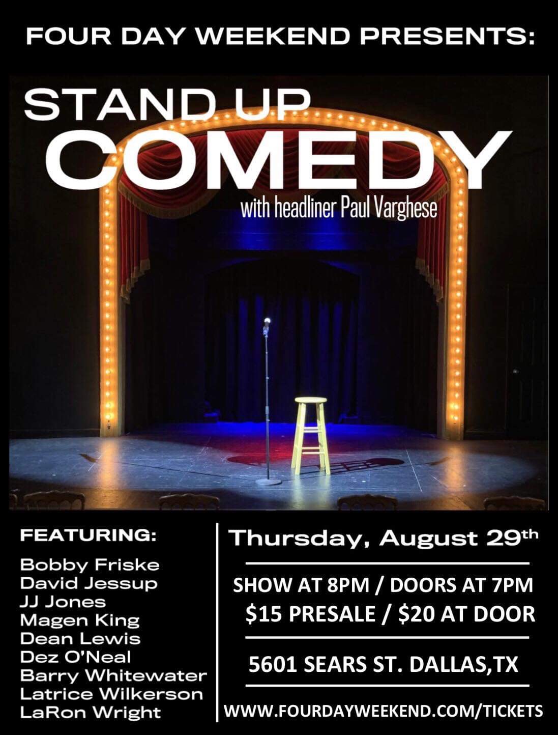 4 Day Weekend Showcase