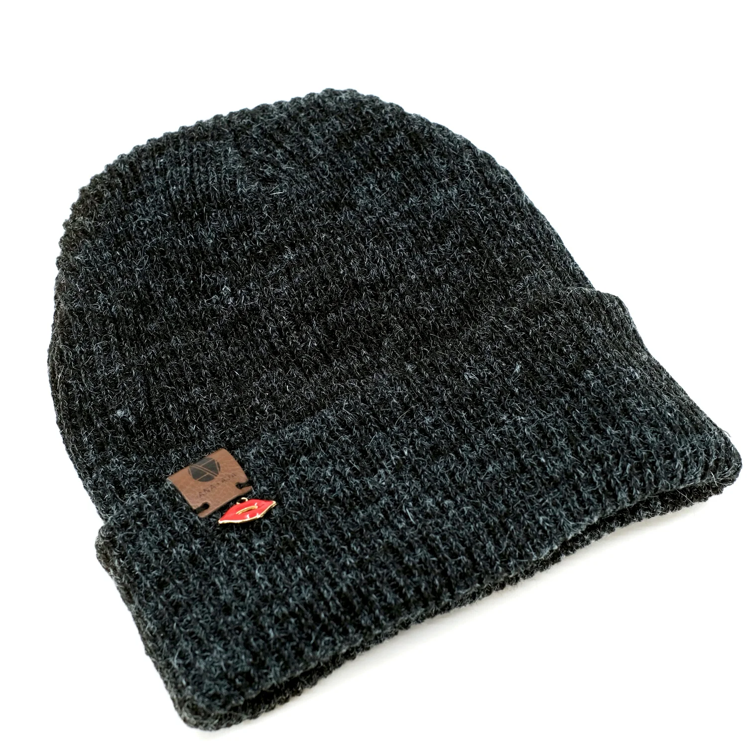 Charcoal Ribbed Beanie