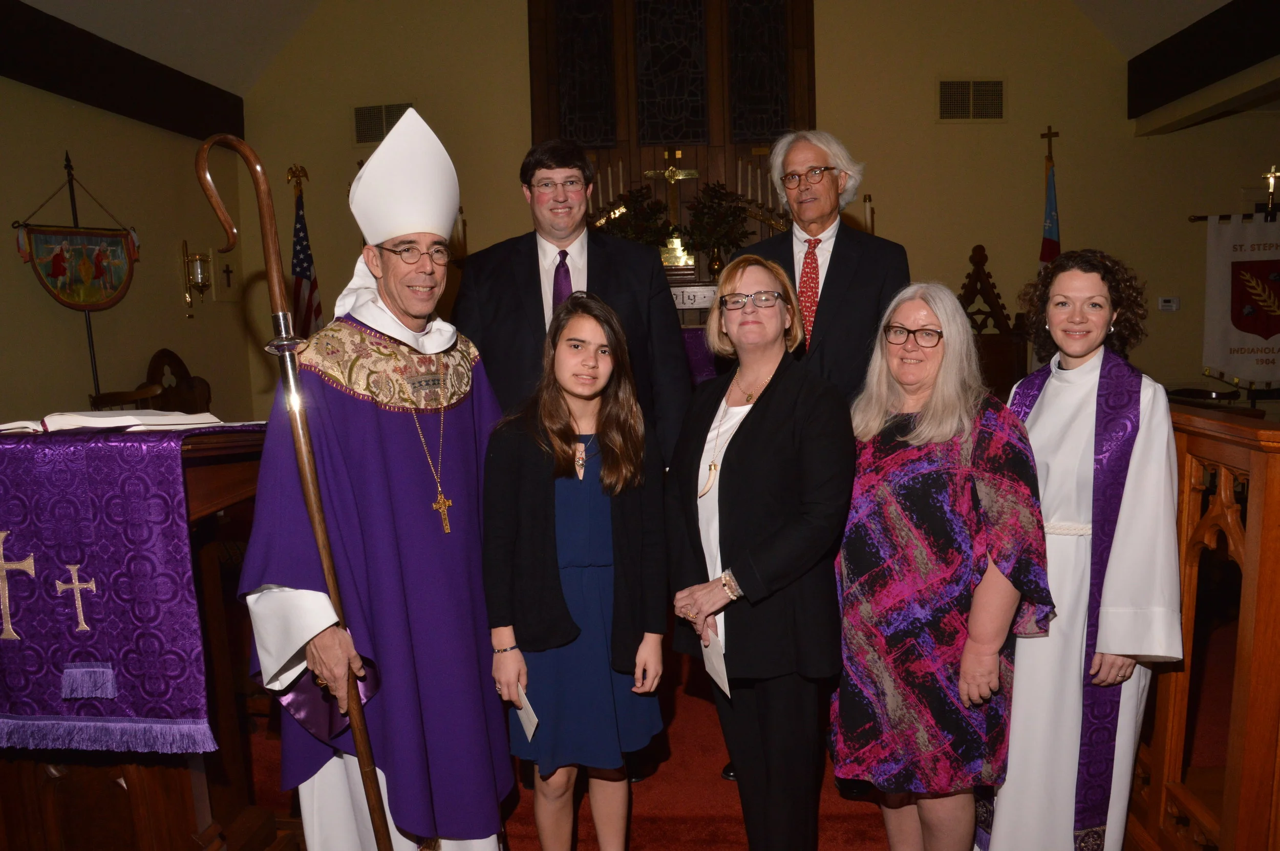 Bishop Brian Seage Confirms New Members at St. Stephen's