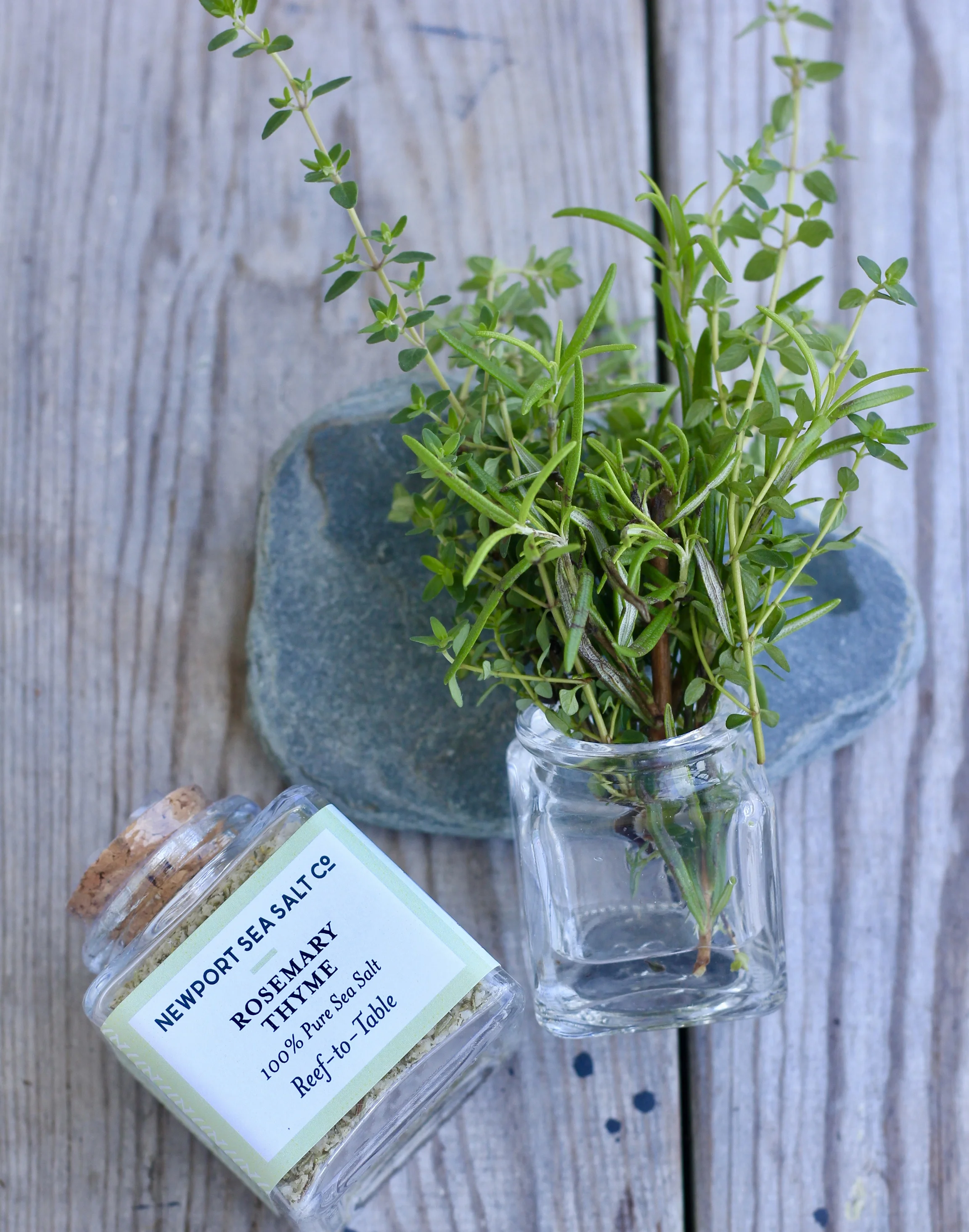 Newport Sea Salt Co.'s New Flavor - Rosemary and Thyme!