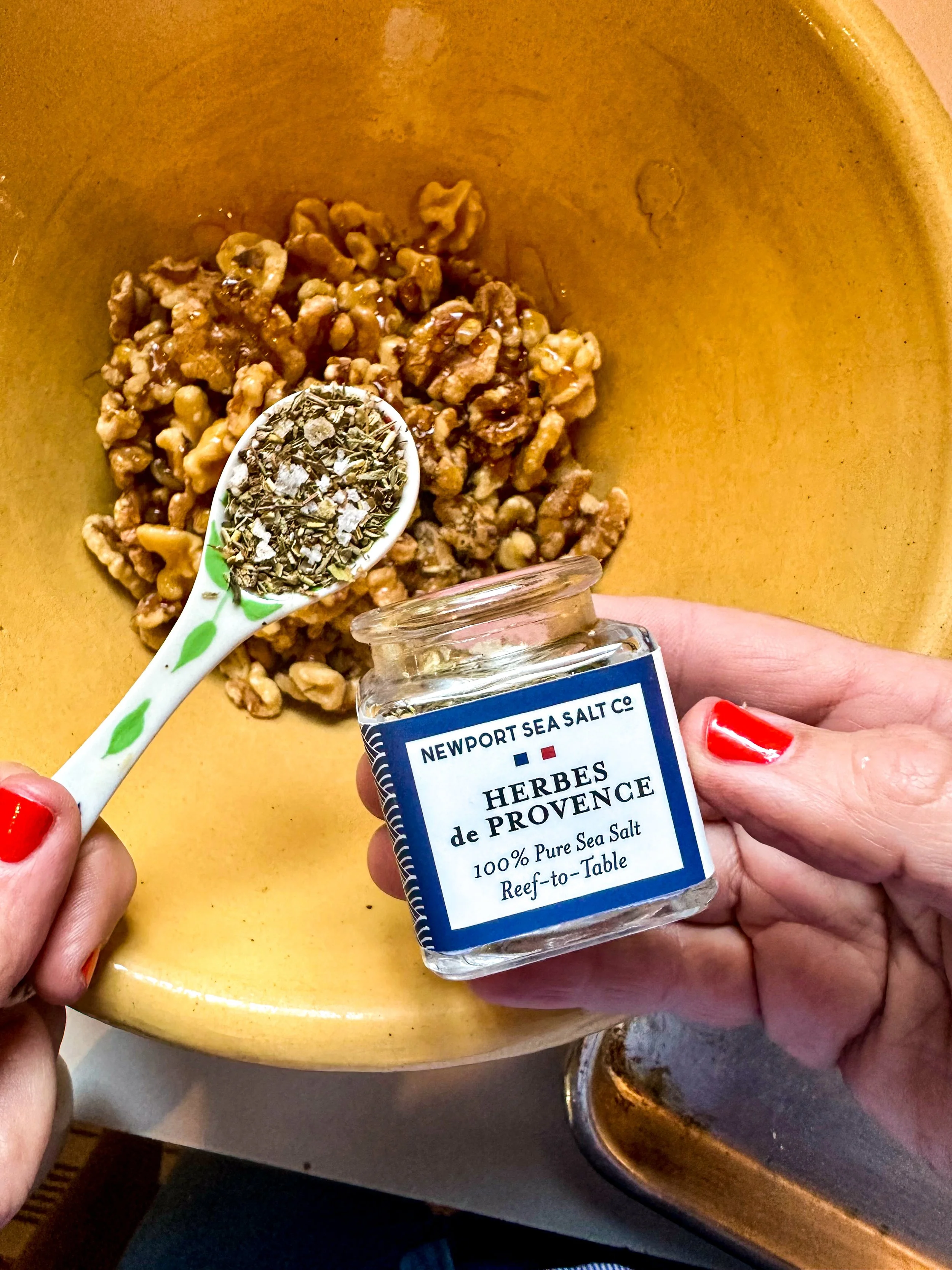 Candied Herbes de Provence Walnuts