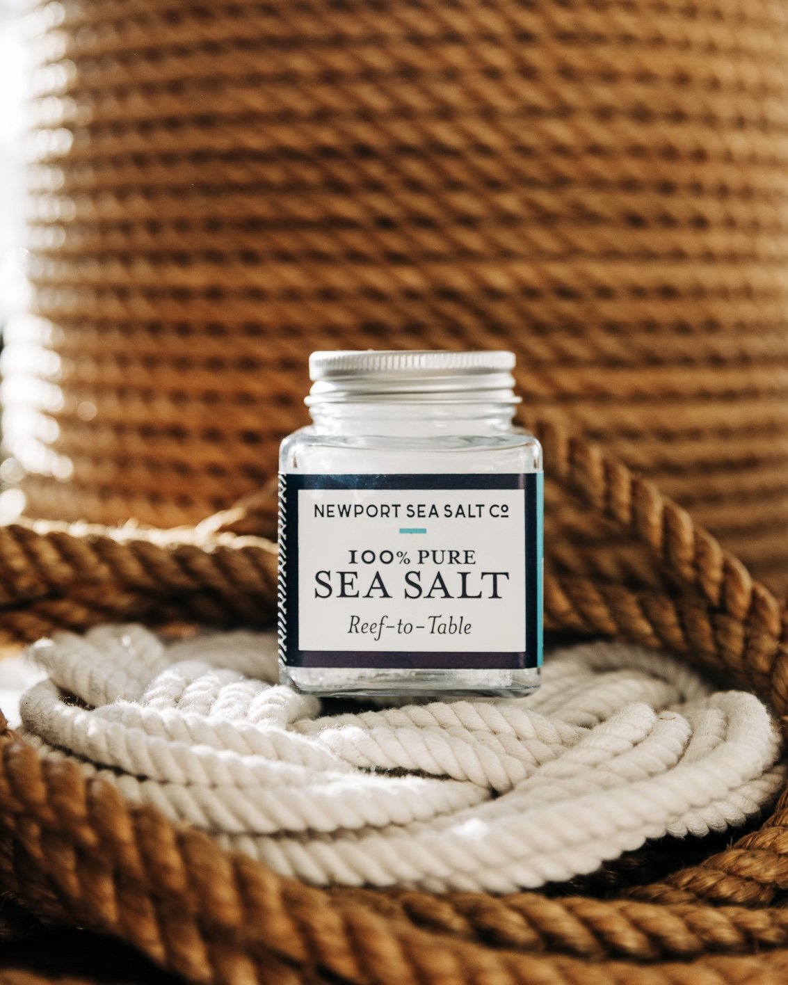 A Silver Screwtop lid is temporarily replacing our cork topped jars.