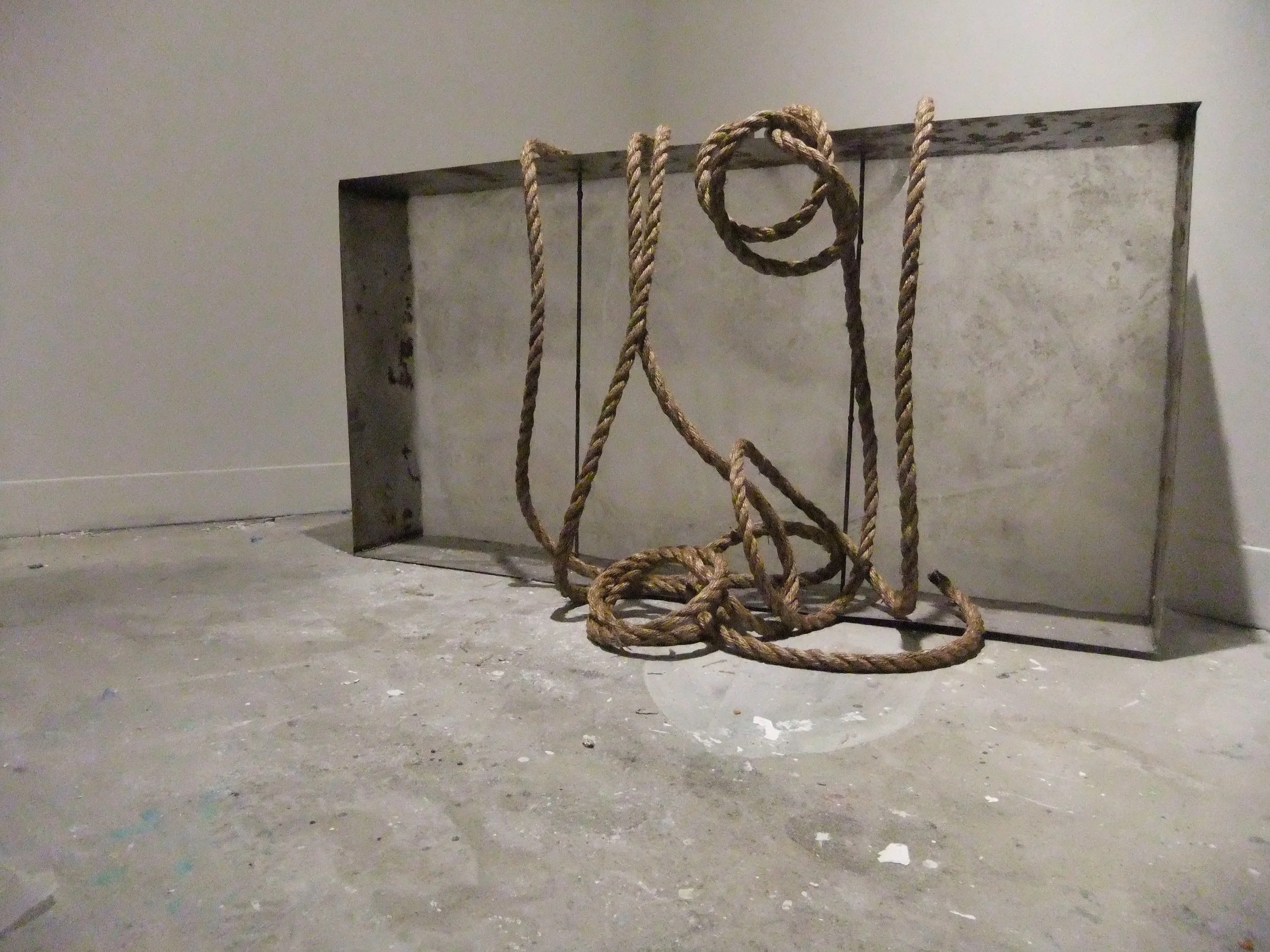 Steel, Fiberglass, Rope 48"x24"