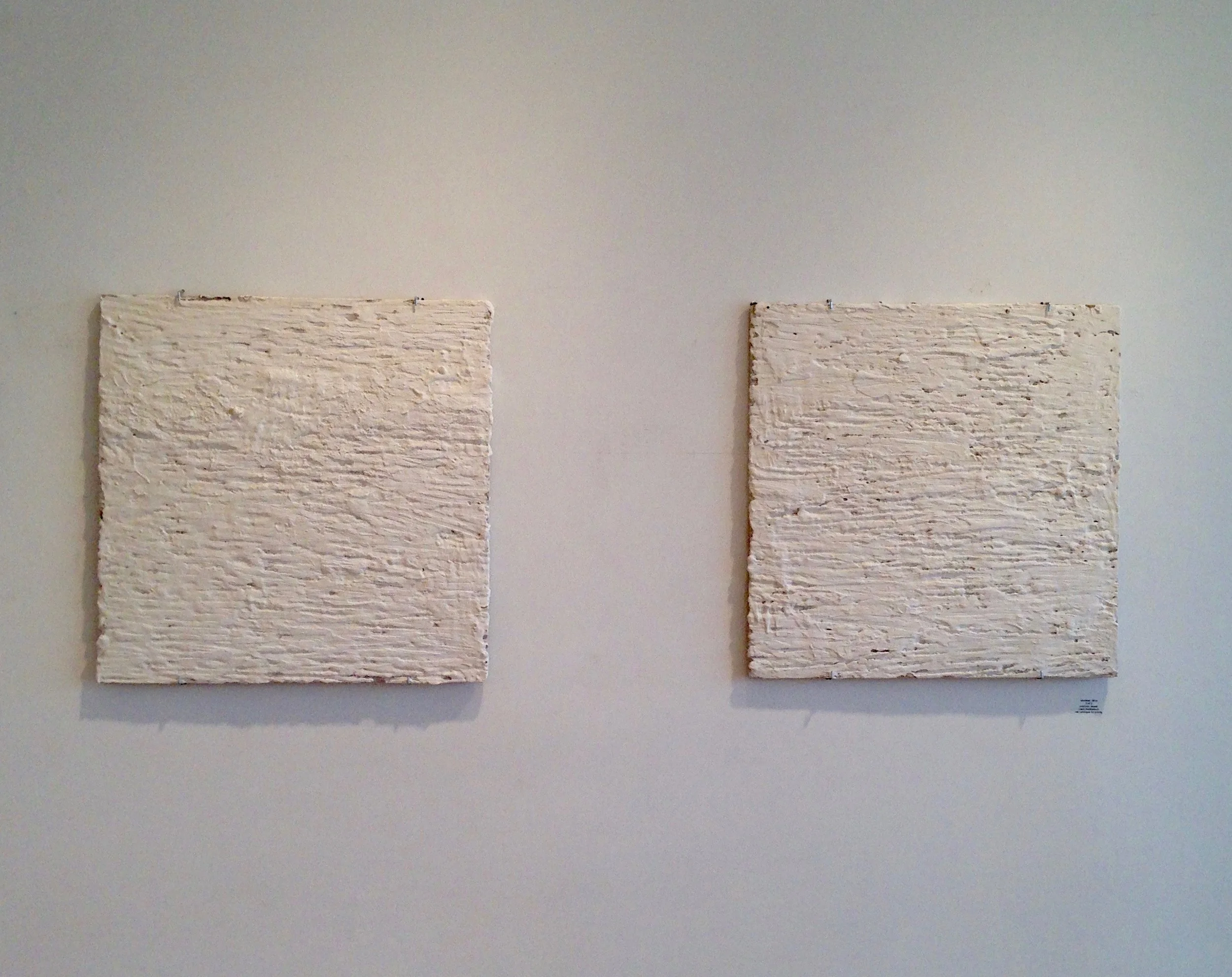 Concrete, Plaster 24"x24" Pair