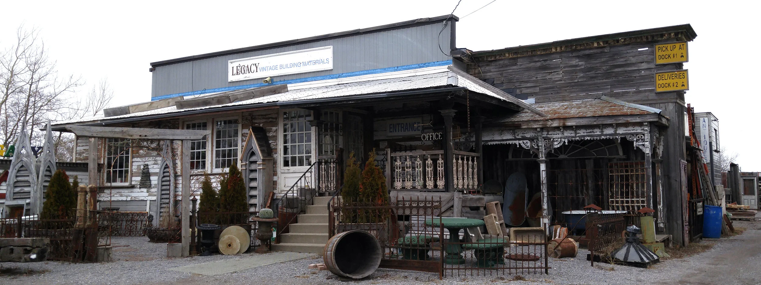 Legacy Vintage Building Materials and Antiques in Cobourg, Ontario.