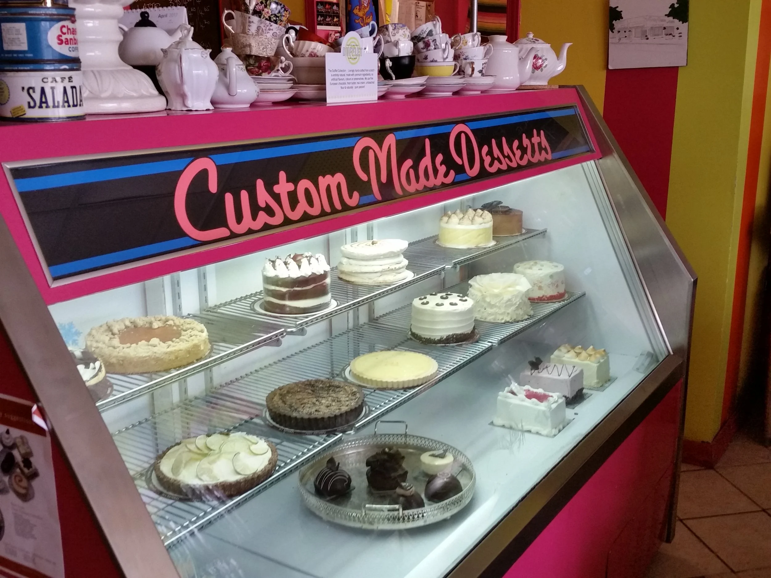 A selection of some of the Dufflet desserts available.