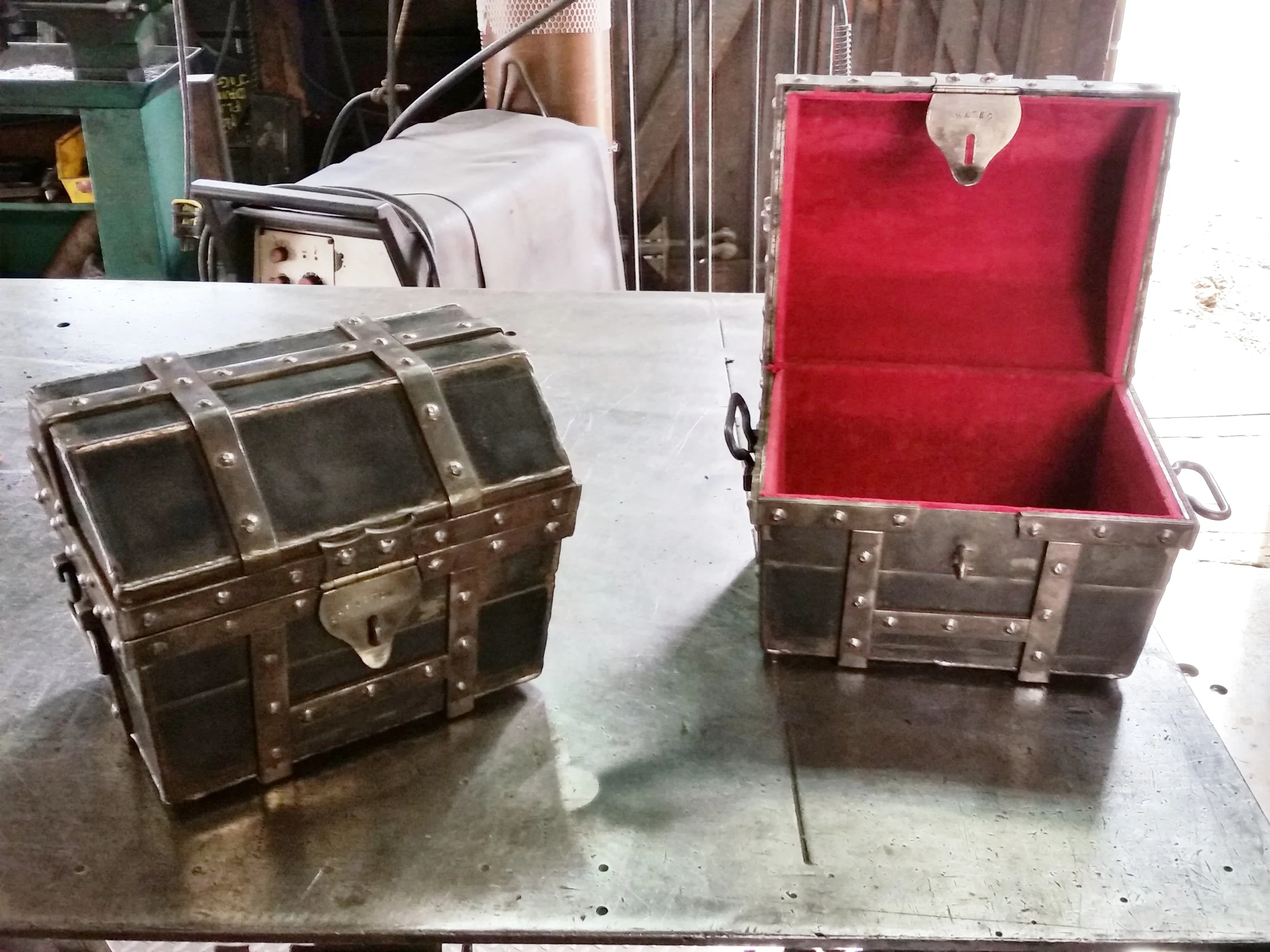 Custom made treasure chests.
