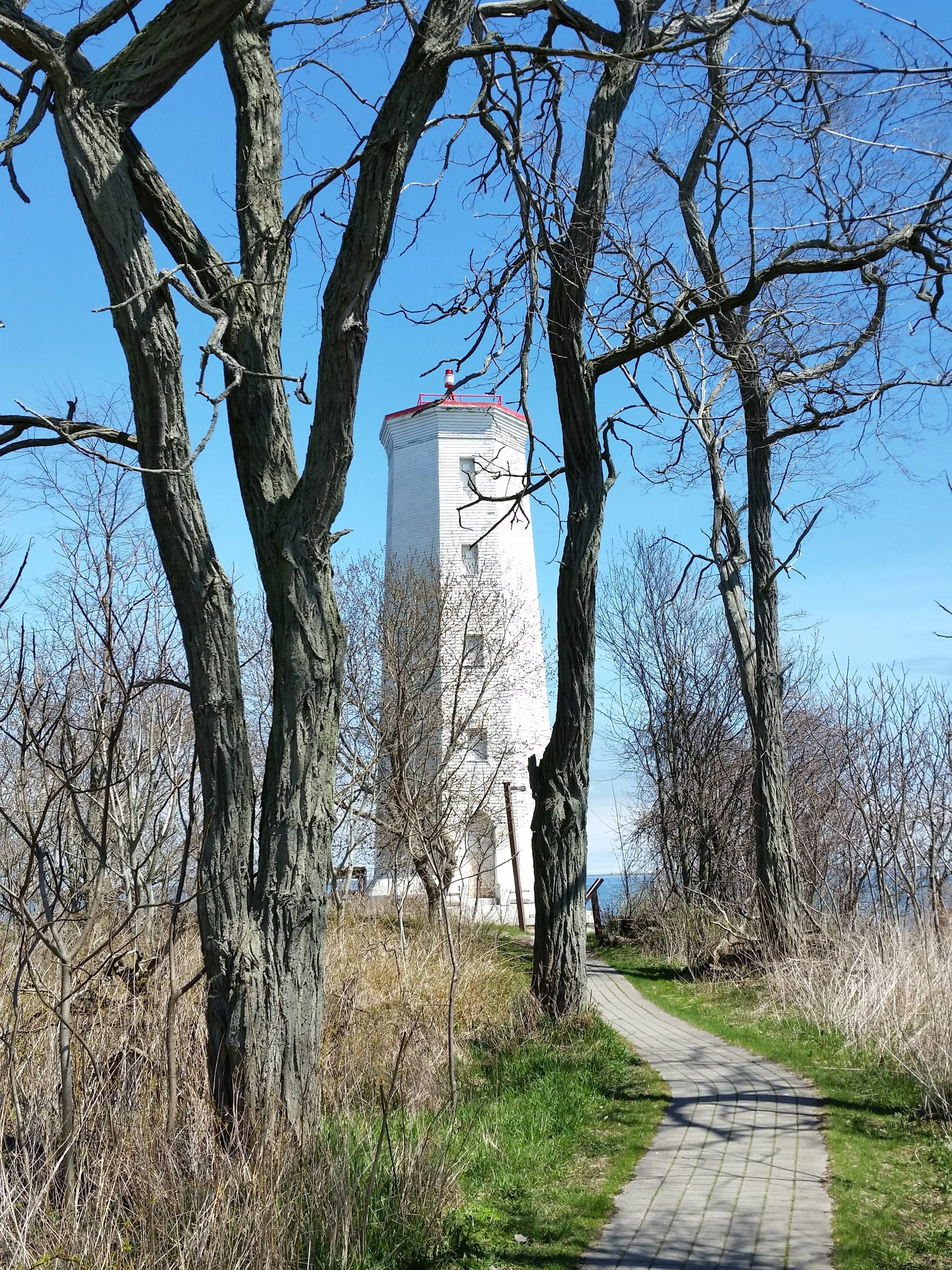 The historic Presqu'ile lighthouse.