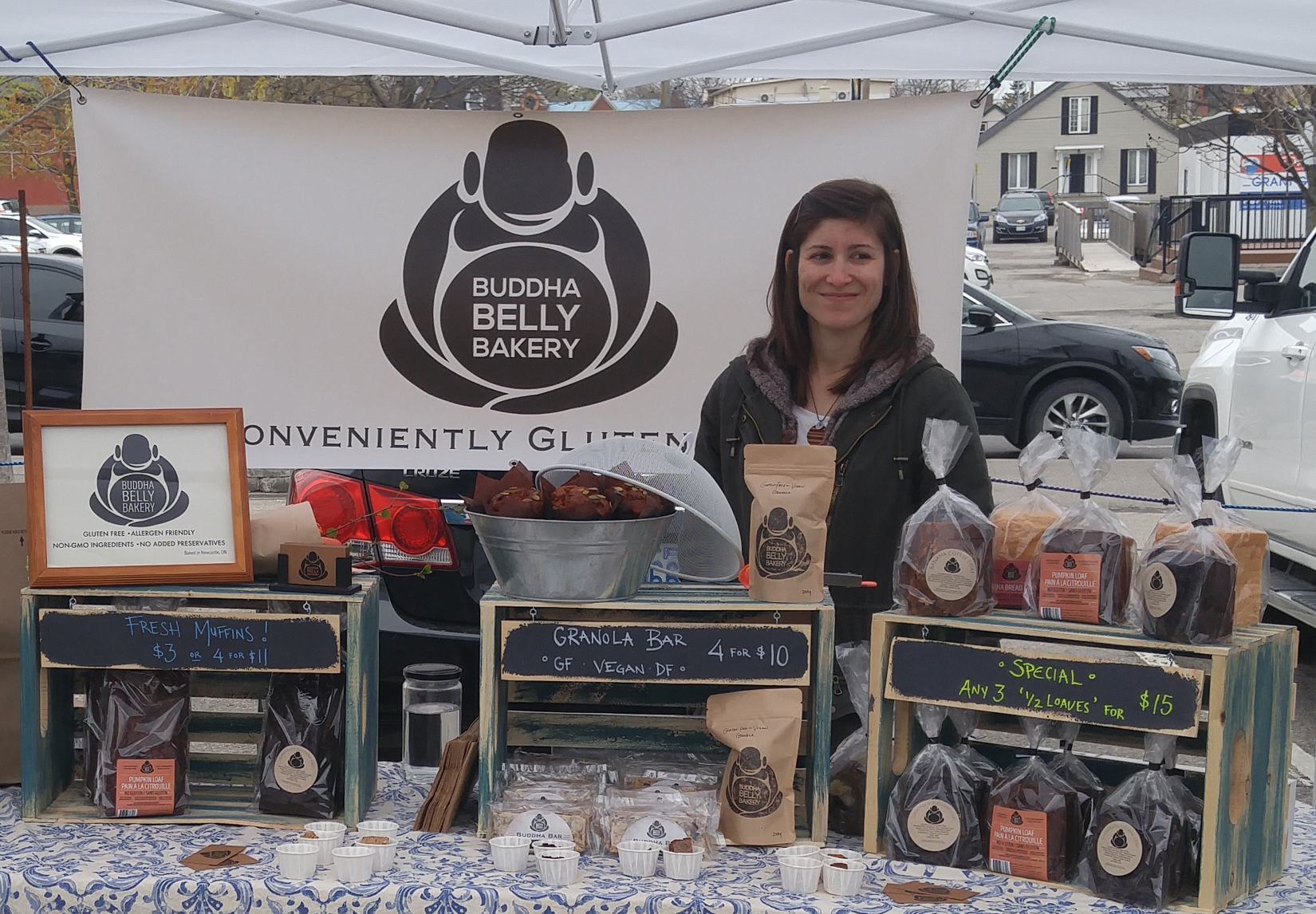 Delicious gluten free baked goods.