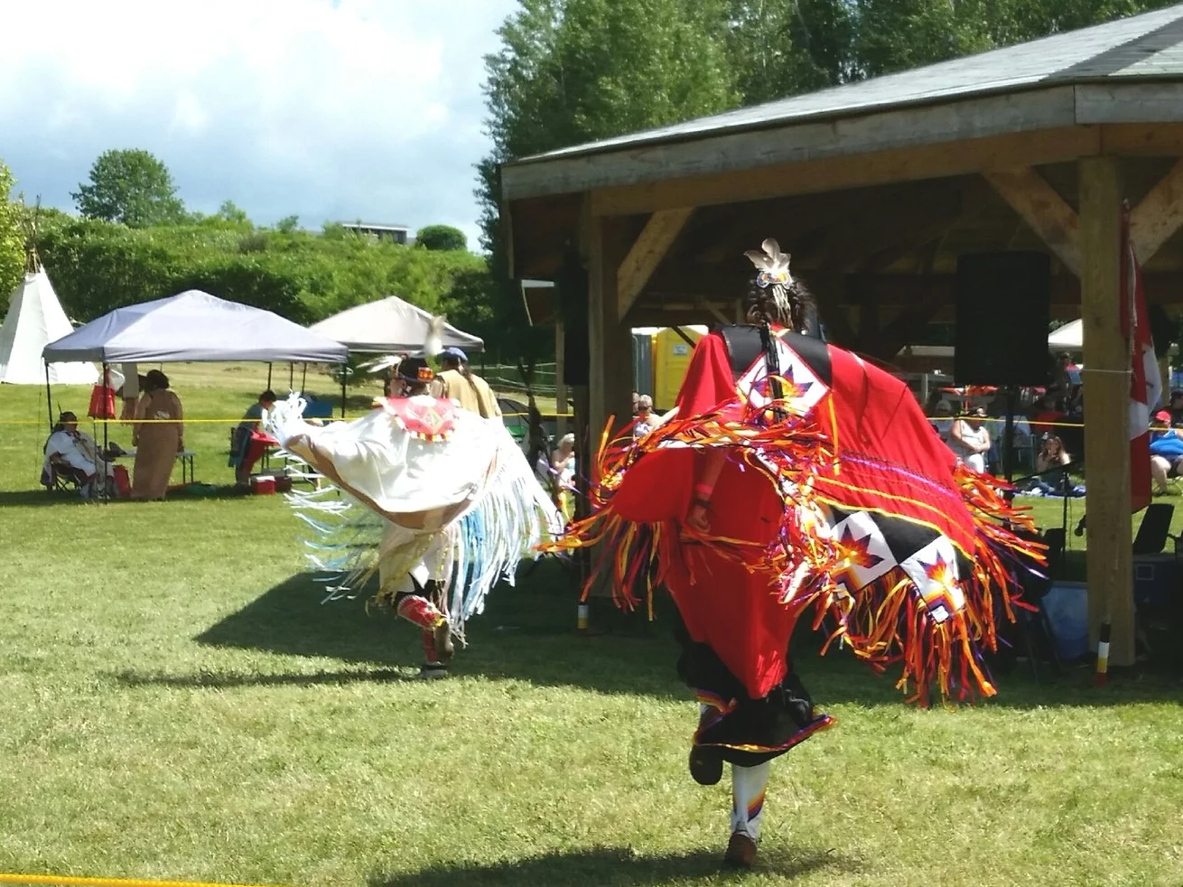 Fancy Shawl Dancers.