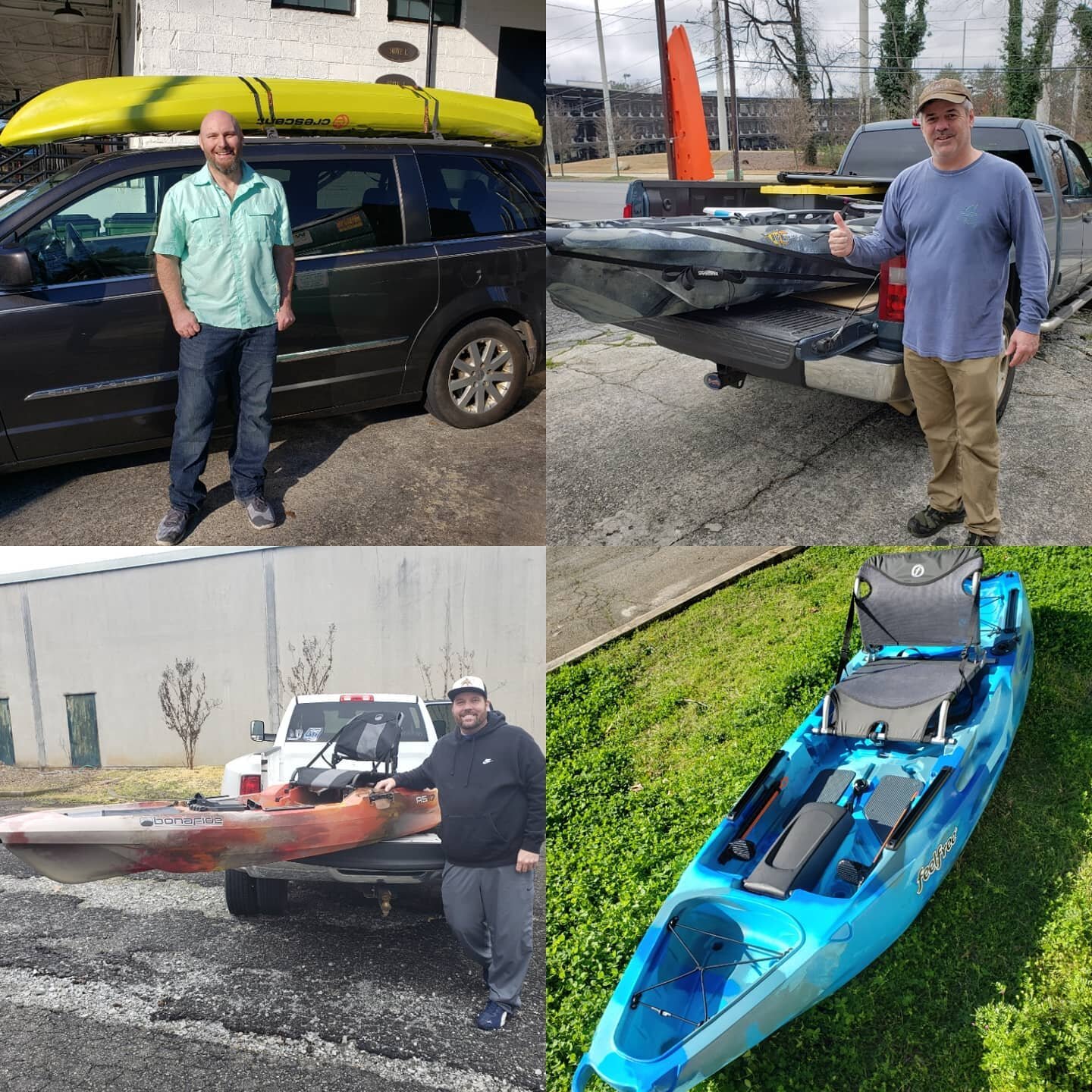 Kayak season is in full swing here at the shop. Come see us to find the perfect one for you. #westbrooksupplyco #HappyPaddlers