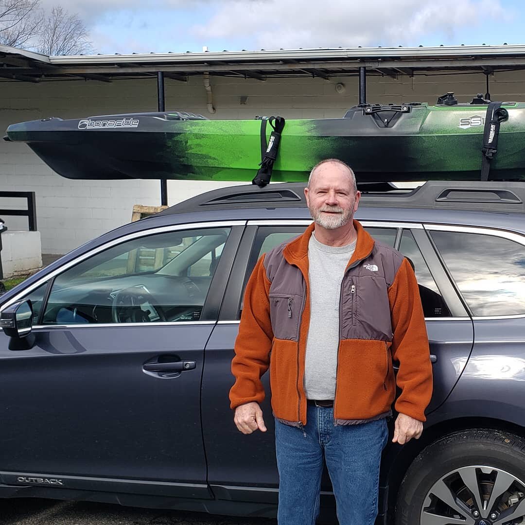 Scott says he wasn't sure Santa could fit his new Limited Edition SS127 and Torqeedo down the chimney so he better take care of it himself. #westbrooksupplyco #bonafidekayaks #torqeedo