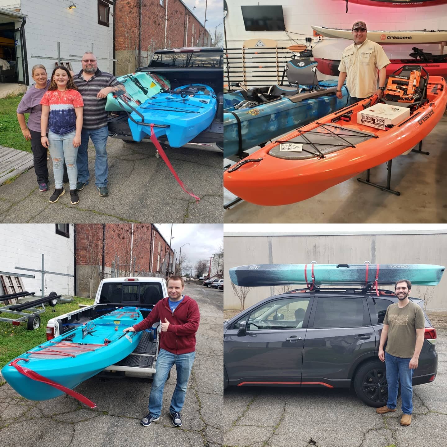 Another great weekend of helping people become #HappyPaddlers 😃
#westbrooksupplyco #crescentkayaks #bonafidekayaks #nucanoe