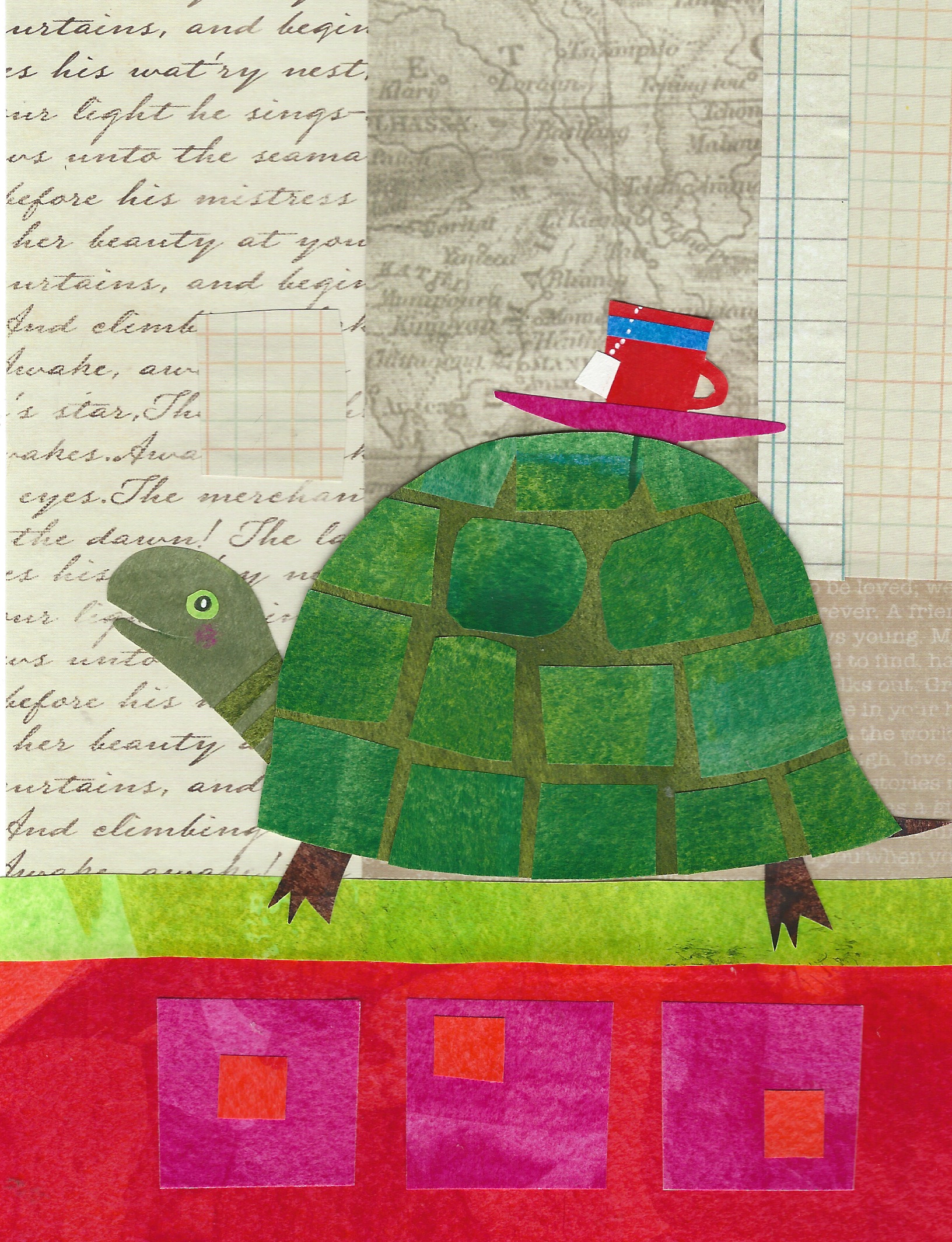 “Turtle” Cut Paper 5x7