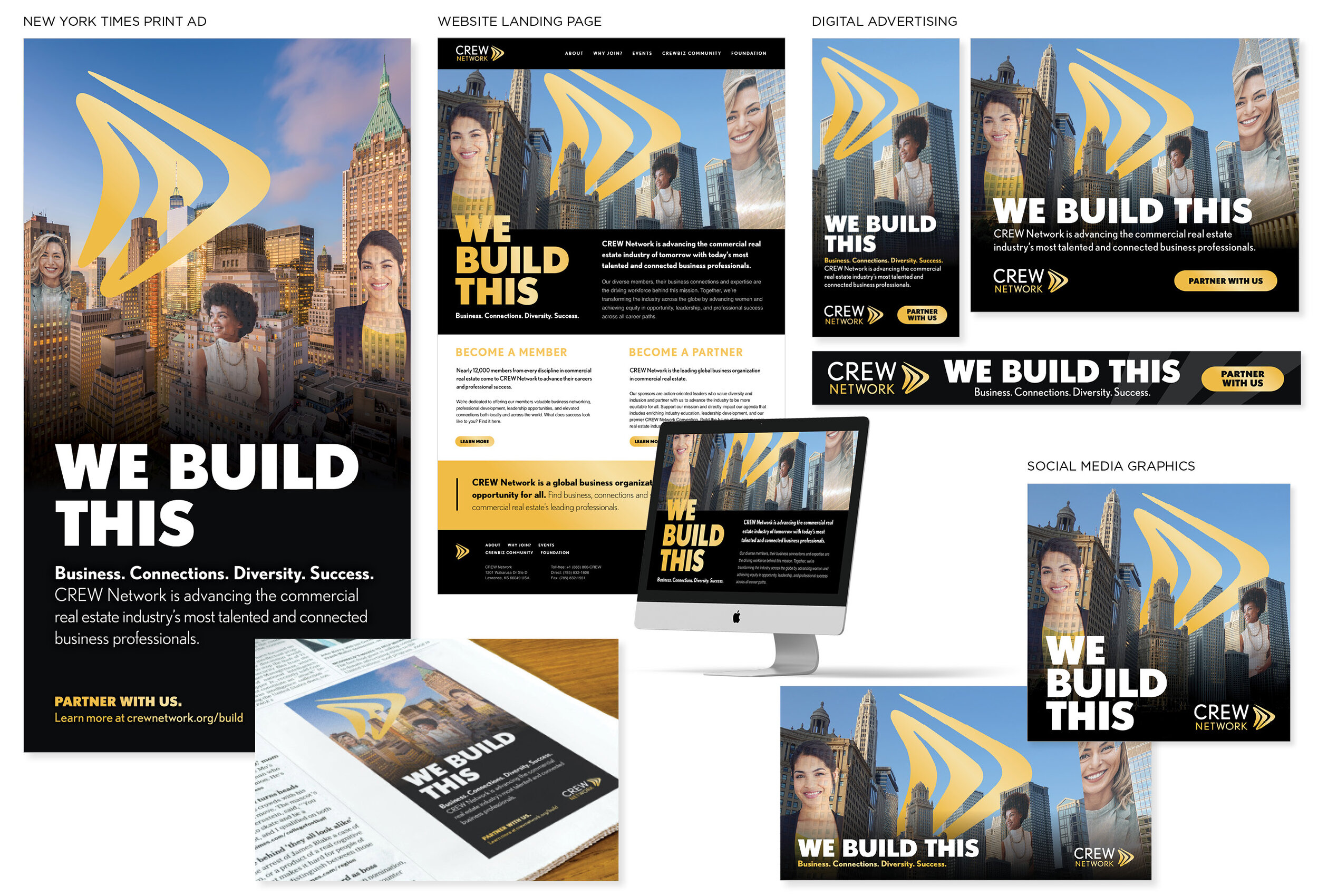 We Build This campaign for CREW Network