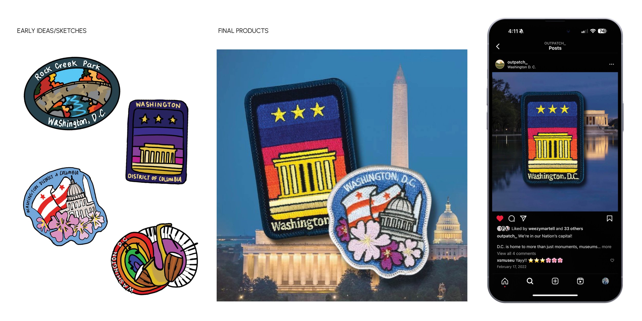 Set of D.C. Inspired Patches for Outpatch