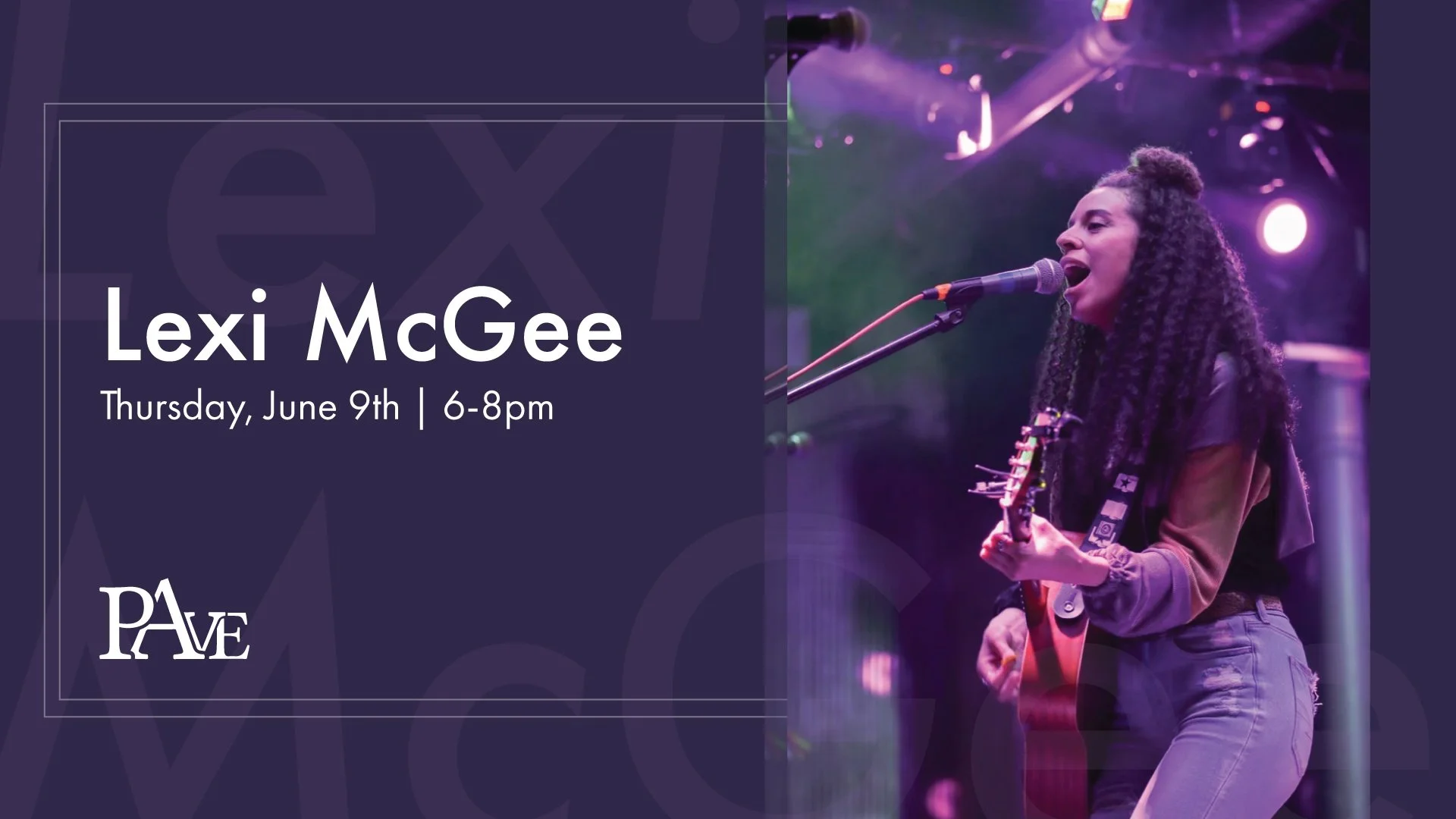 Lexi McGee - Live at PAve