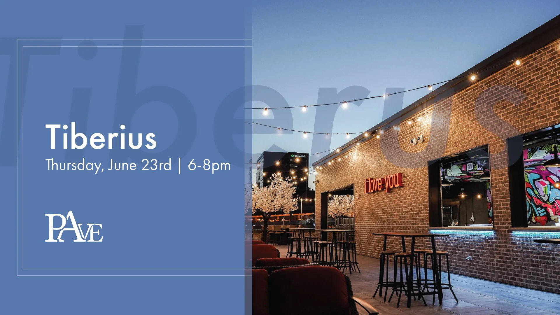 Tiberius - Live at PAve