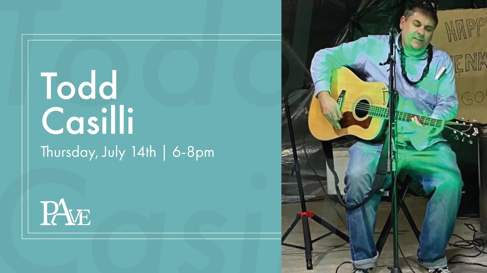 Todd Casilli -Live at PAve