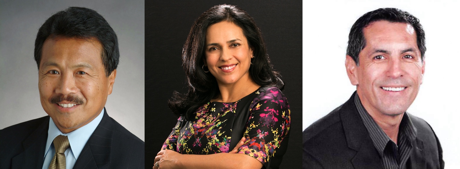 Noche de Gala 2019 honorees: Bill Tamayo, Beatriz Mejia, and Sergio Garcia