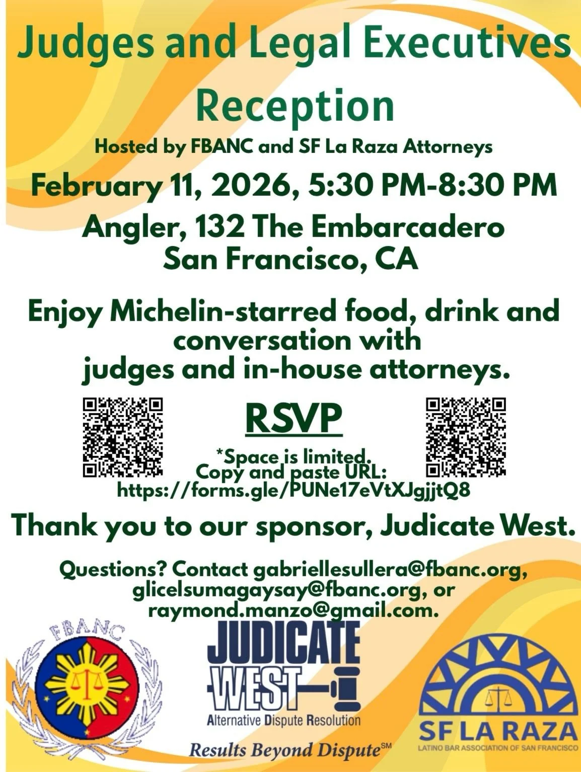 Judges and Legal Executives Reception 