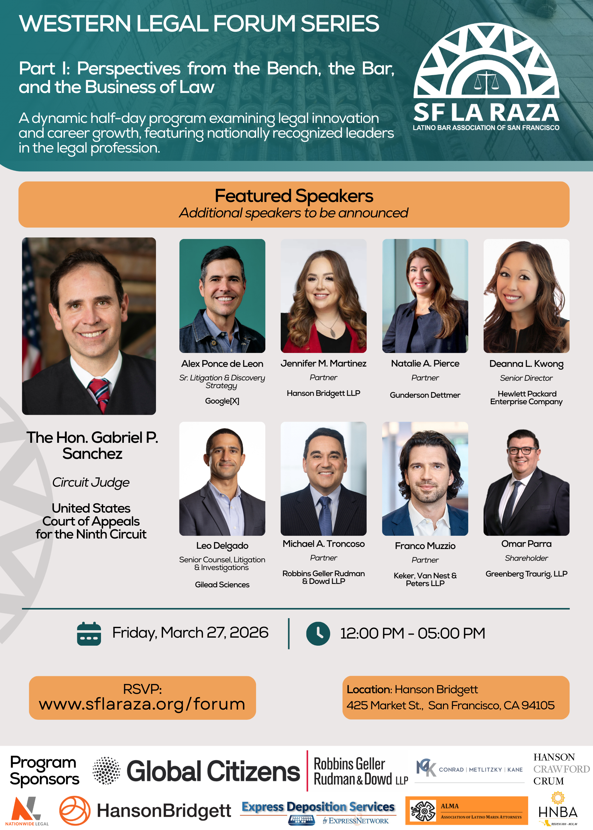 WESTERN LEGAL FORUM SERIES 