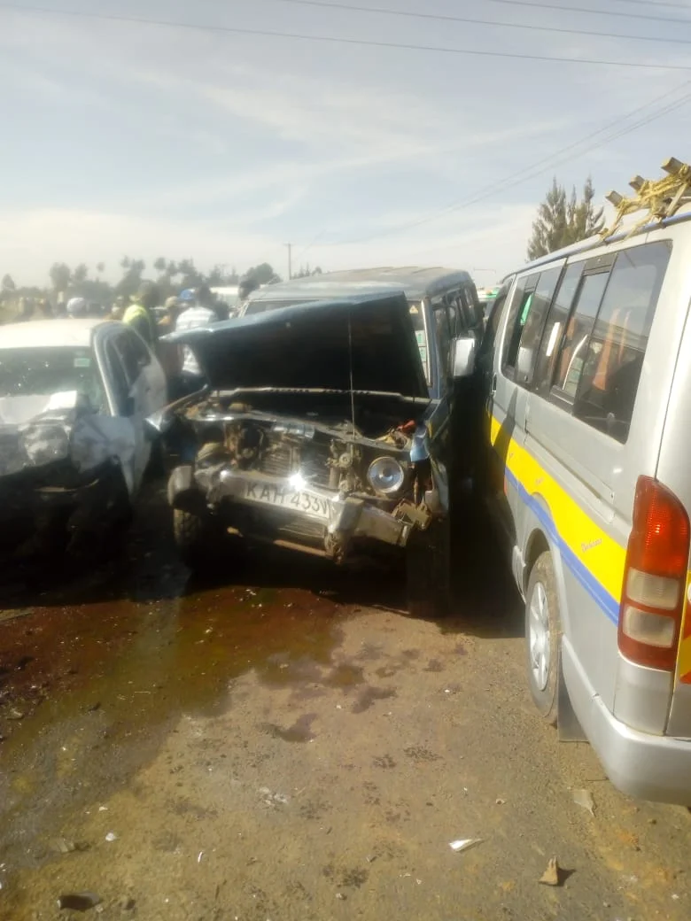 The scene of the accident