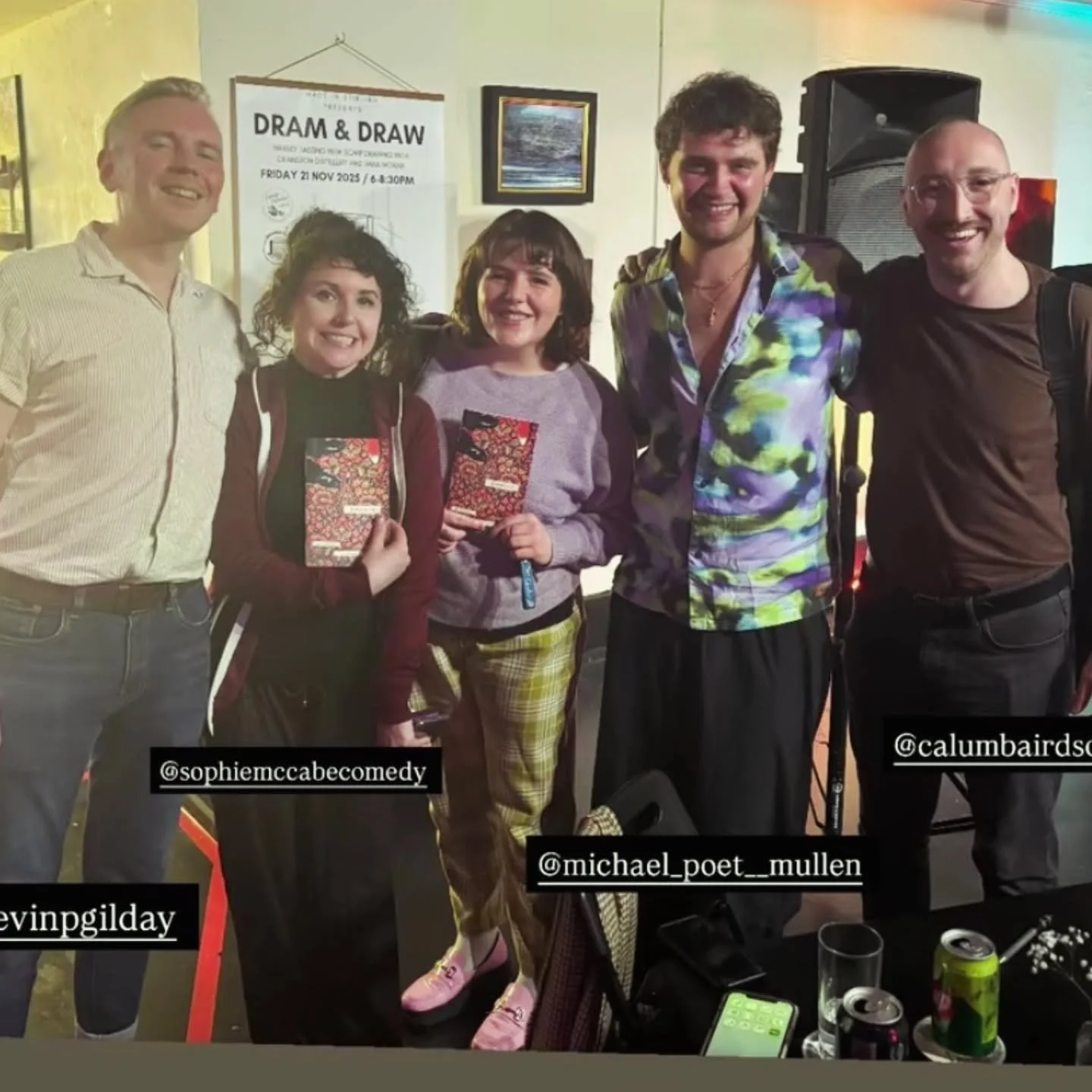 Fun event to be part of Speakeasy Stirling 5 at @creative_stirling hosted by @kevinpgilday featuring @amandadwyerrlol @michael_poet__mullen @calumbairdsong