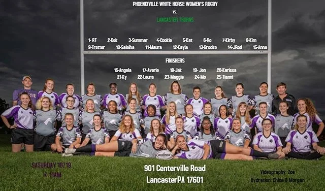 Change of plans! White Horse Women will be playing in Lancaster tomorrow at 11am! Come cheer us on if you're in the area! #rugby #Phoenixville #workworkworkworkwork #saturdaysarugbyday #practice #lancaster #practicemakesperfect #delco #pottstown #kingofprussia #workhardplayhard #hugitout #unicorns #horsepower #makefriends #fitness #womeninrugby #womensupportwomen #15as1 #50somethingas1