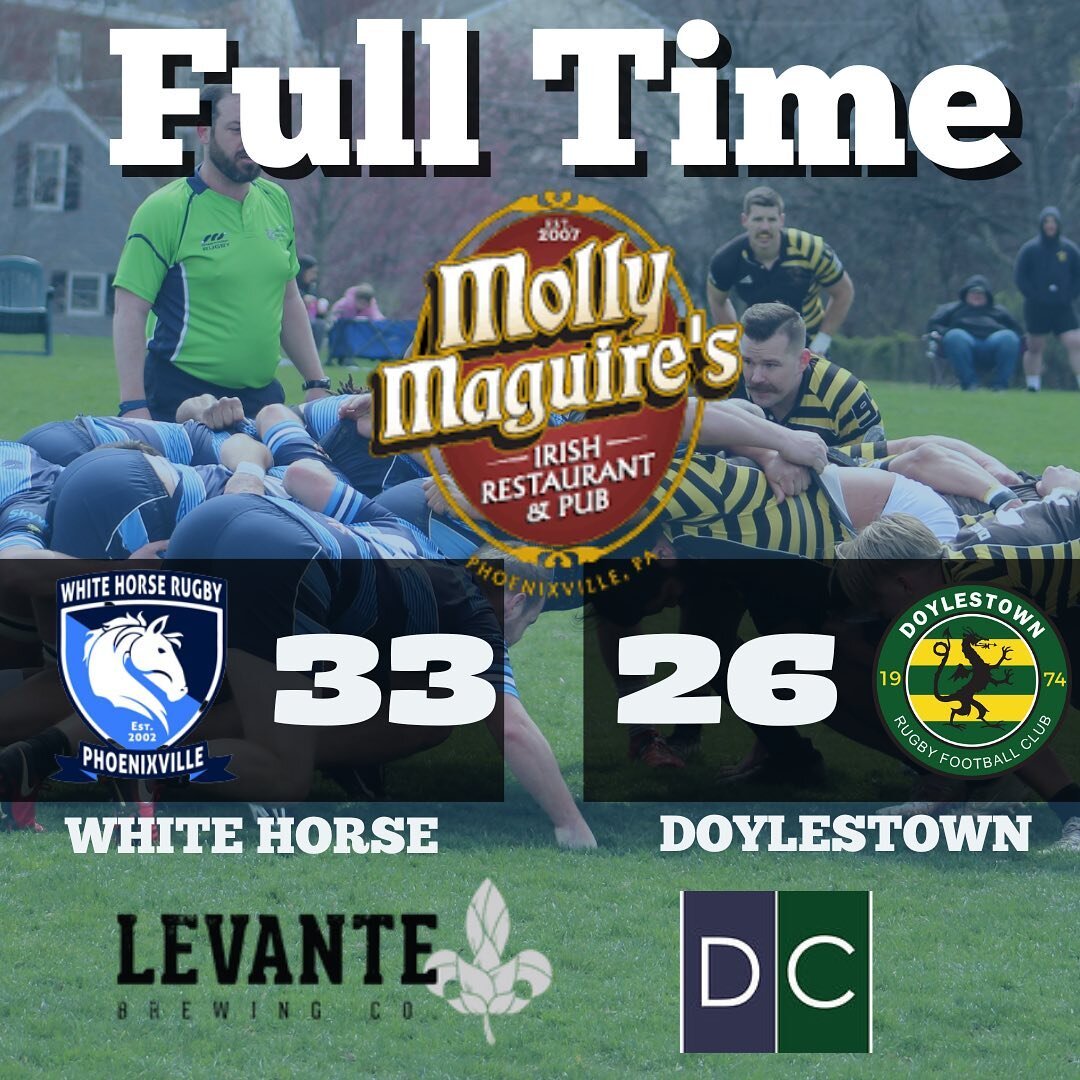 And that&rsquo;s Full Time! Which means it&rsquo;s time to head to @molly_maguires_phoenixville ! 

D2 was down early but clawed back for a great comeback win against a talented and physical @dtownrugby side. 

D4 had a similar experience against @ph