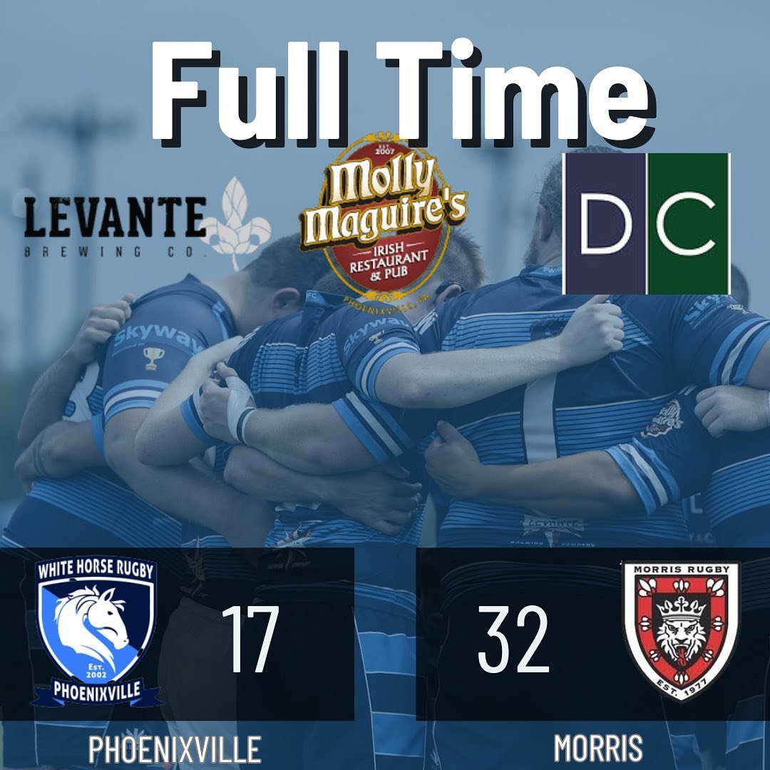 Full Time! This weekend, the boys traveled up to northern jersey and had an absolute battle against a tough @morrismenrugby side. 

Cheers 🍻 to our forwards man of the match Ryan Mirra for his strong play and leadership in the pack!

Cheers 🍻 to ou