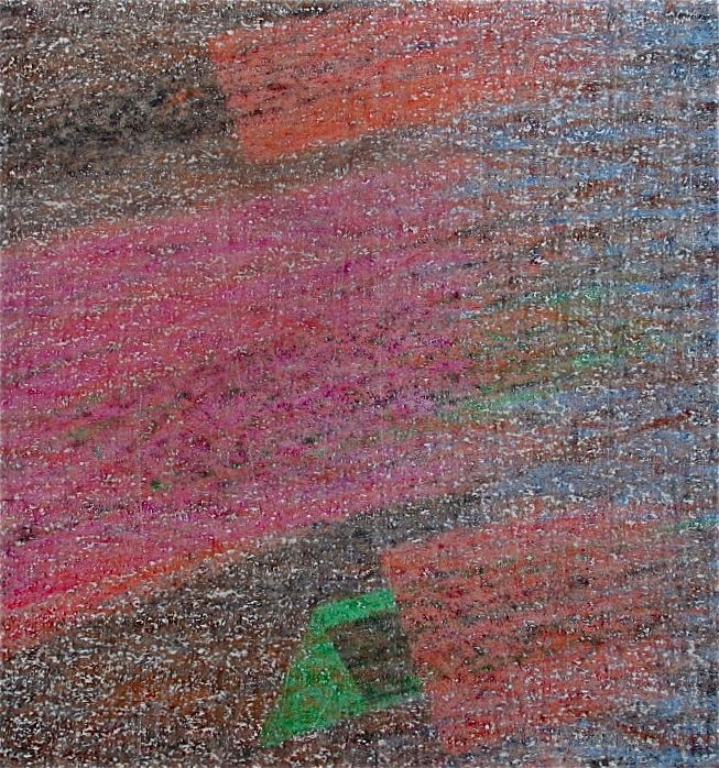    Flashing II  , 2014 Prismacolor on Paper 6.5” x 7” 