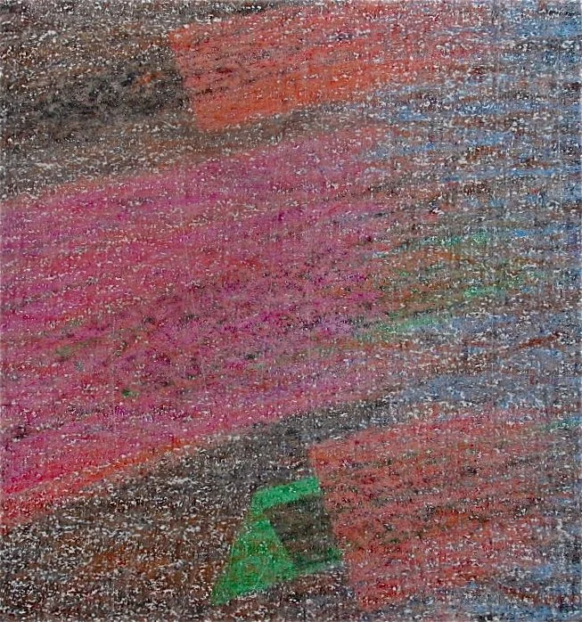 Flashing II , 2014 Prismacolor on Paper 6.5” x 7”