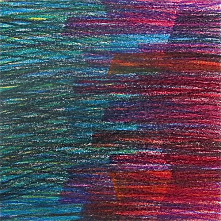    Brittle Passage  , 2013 Prismacolor on Paper 6.5” x 7” 