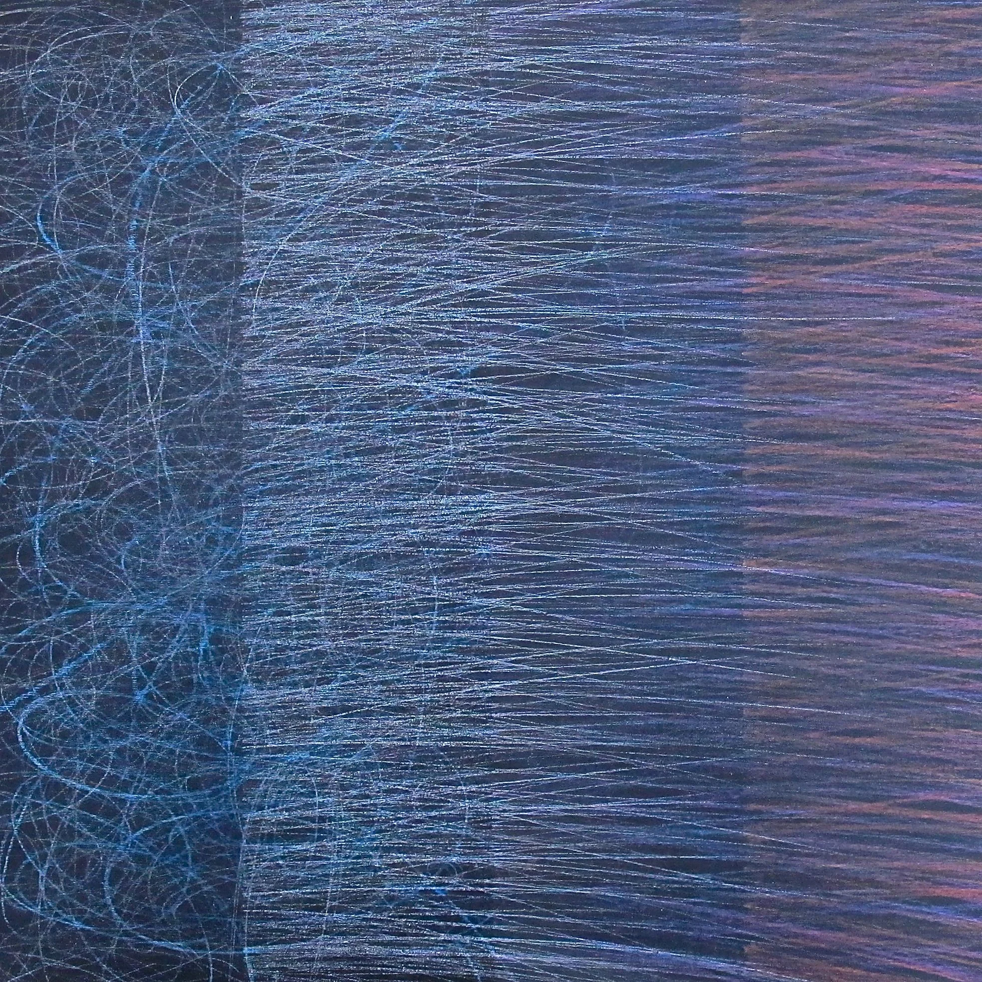 Adjusted Temp , 2016 Ink & Prismacolor on Wood 11.75” x 11.75”